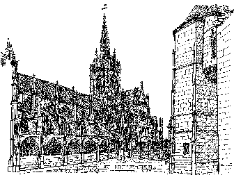 Zeichnung Dessin Architekturskizze - Architectural Sketch Drawing - Croquis architecturaux - Dibujo arquitectónico Die Kathedrale zu Evreux