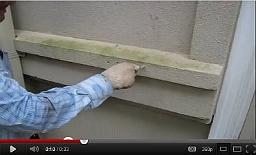 Poking a hole in EIFS with a pencil
