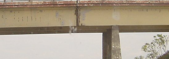 Stahlbetonschäden an Brückenträger