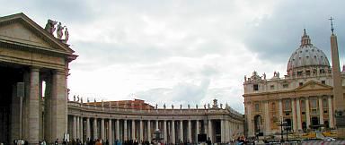 Roma, S. Pietro, St. Peter, Petersplatz Arkaden Bernini