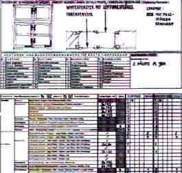 Pagina della listi dati per le finestre allìnterno del sistema di catalogizzazione degli spazi di un edificio
