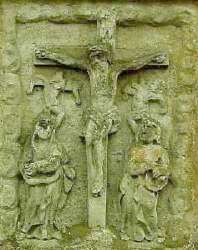 Jesus am Kreuz (Deesis)