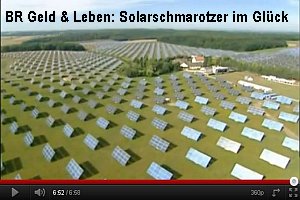 BR Geld und Leben - Solarschmarotzer Solarparasiten Ökoschmarotzer Ökoparasiten Solaranlage Photovoltaik