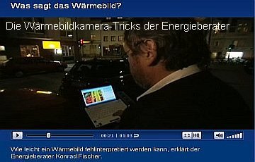 Schwindel mit Wärmebildkamera - Konrad Fischer und der NDR entlarven die Tricks der Energieberater