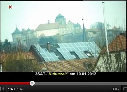 Solarwahn und ästhetische Umweltverschmutzung (3sat Kulturzeit am 10.10.2012)