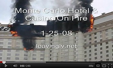 Las Vegas Casino Monte Carlo EIFS Fire