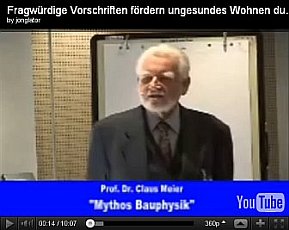 Prof. Dr.-Ing. habil. Claus Meier Nürnberg: Fragwürdige Vorschriften fördern ungesundes Wohnen durch falsches Bauen und falsches Heizen 